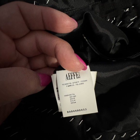 MOSCHINO Silk Pearl & Lace Print Dress – Size 8 USA - Picture 12 of 16